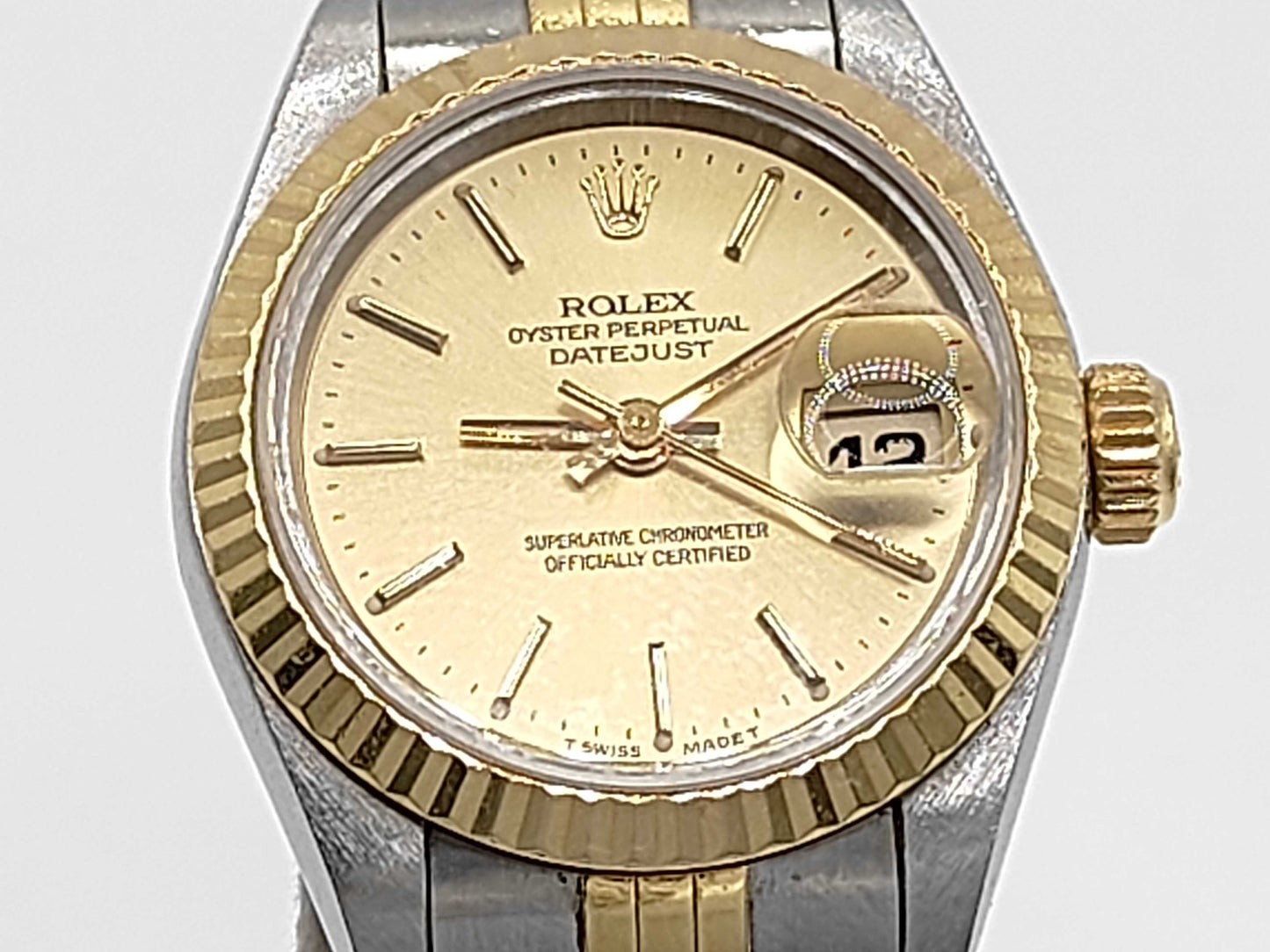 ROLEX 69173 T306972 Champagne Dial Jubilee Bracelet Women's Watch