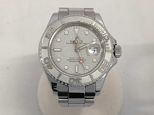 ROLEX 16622 D256945 Silver Dial Oyster Bracelet Men's Watch