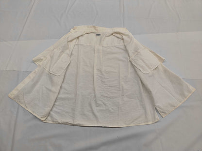 CHANEL CHANEL Coco Button Shirt White Size 36-38 