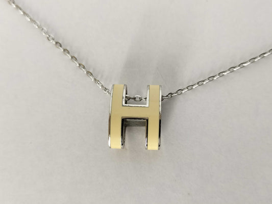 HERMES HERMES Hermes Pop Ash H Necklace Necklace