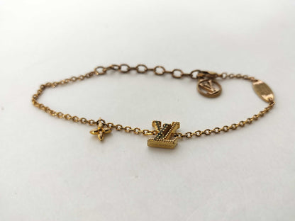 LOUIS VUITTON LOUIS VUITTON Louis Vuitton Iconic LV Bracelet Gold Bracelet/Bangle