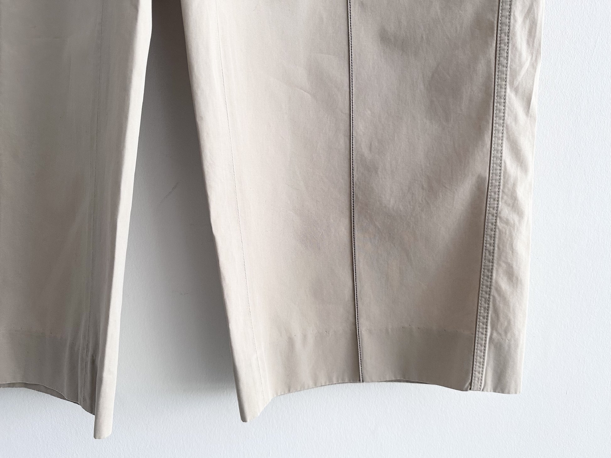 CELINE Phoebe era Celine beige wide-leg pants, size 36, Phoebe Philo pants