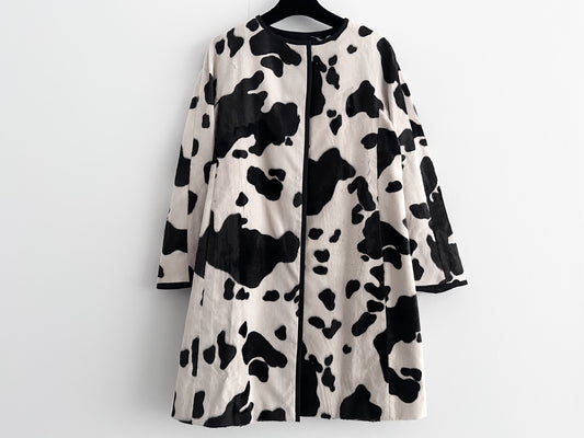 MaxMara MAX MARA Max Mara cow print animal print coat