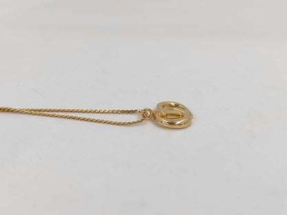 Dior logo necklace