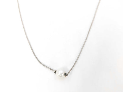 Dior Pearl Silver Necklace