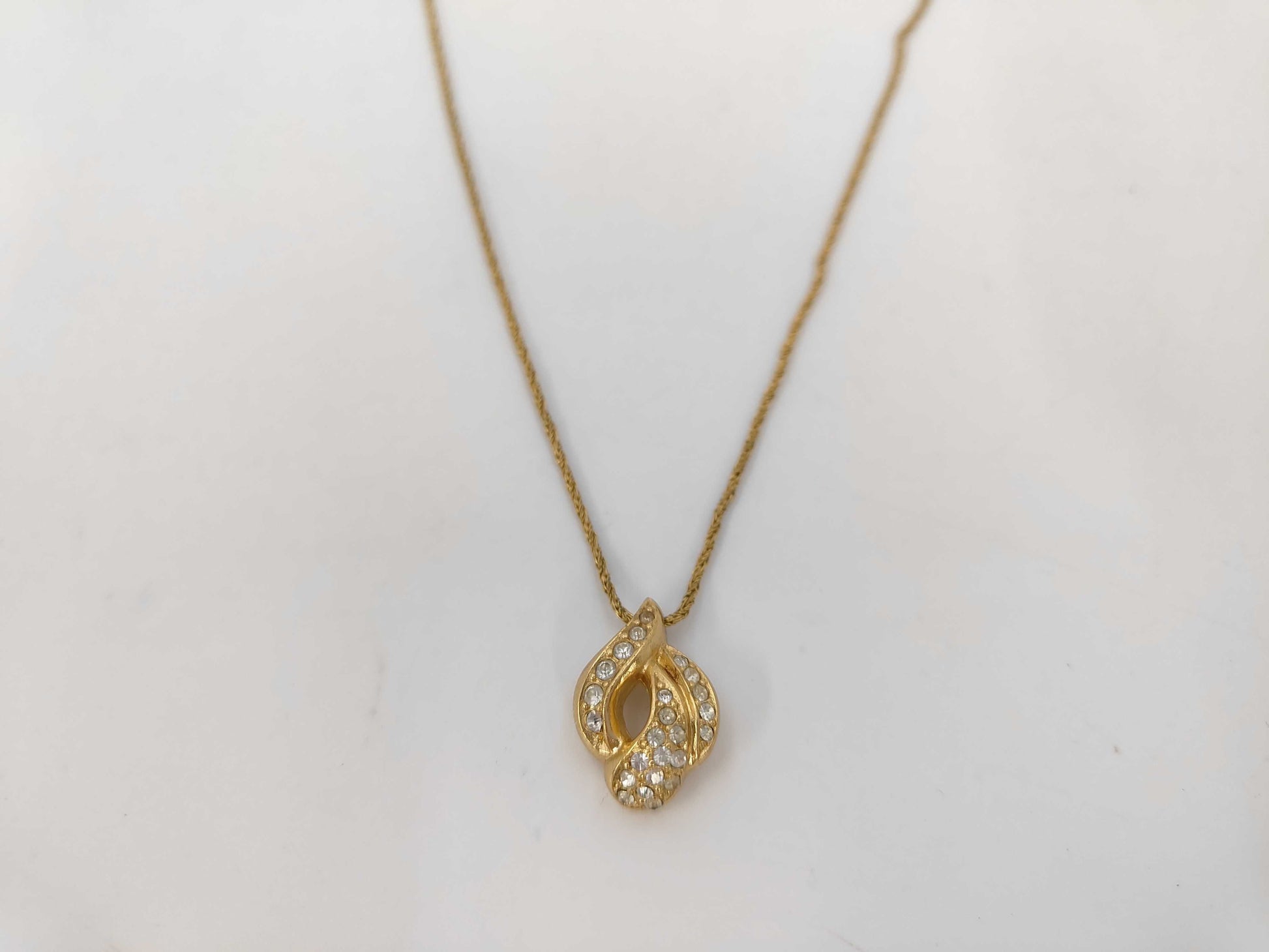 Dior rhinestone necklace