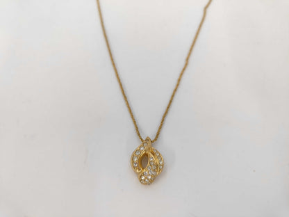 Dior rhinestone necklace
