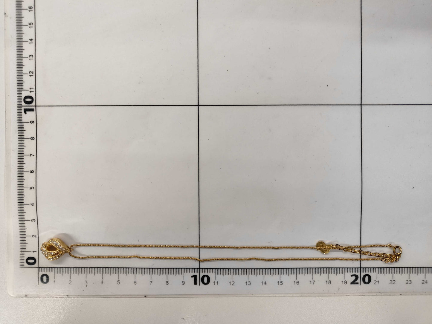 Dior rhinestone necklace