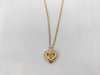 Dior CD logo heart necklace
