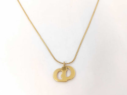 Dior CD logo necklace