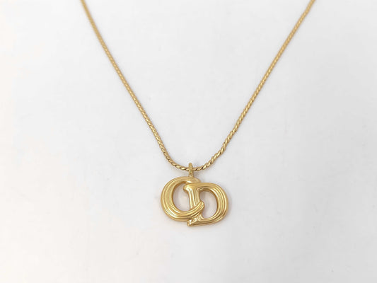 Dior CD logo necklace