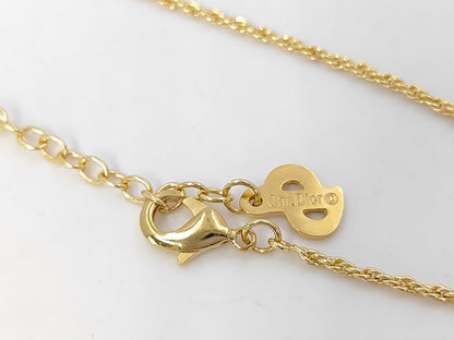 Dior CD logo necklace
