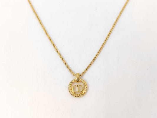 Dior CD logo necklace