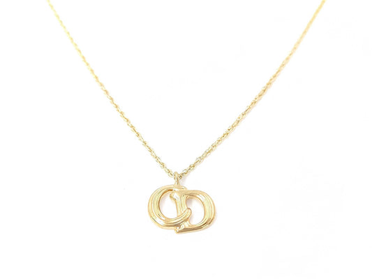 Dior CD logo necklace
