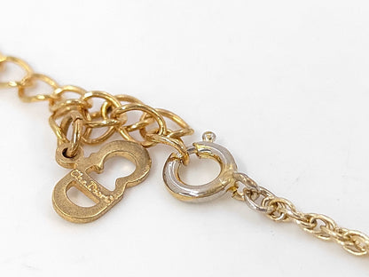 Dior CD logo necklace