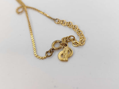 Dior CD logo necklace