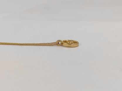 Dior CD logo necklace