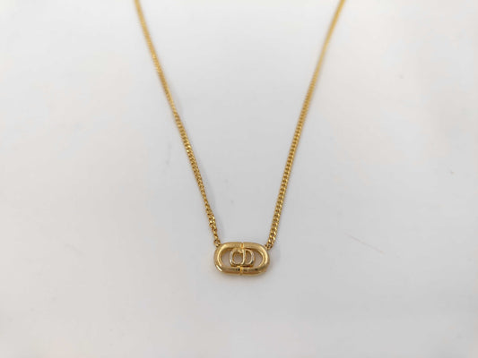 Dior CD logo necklace