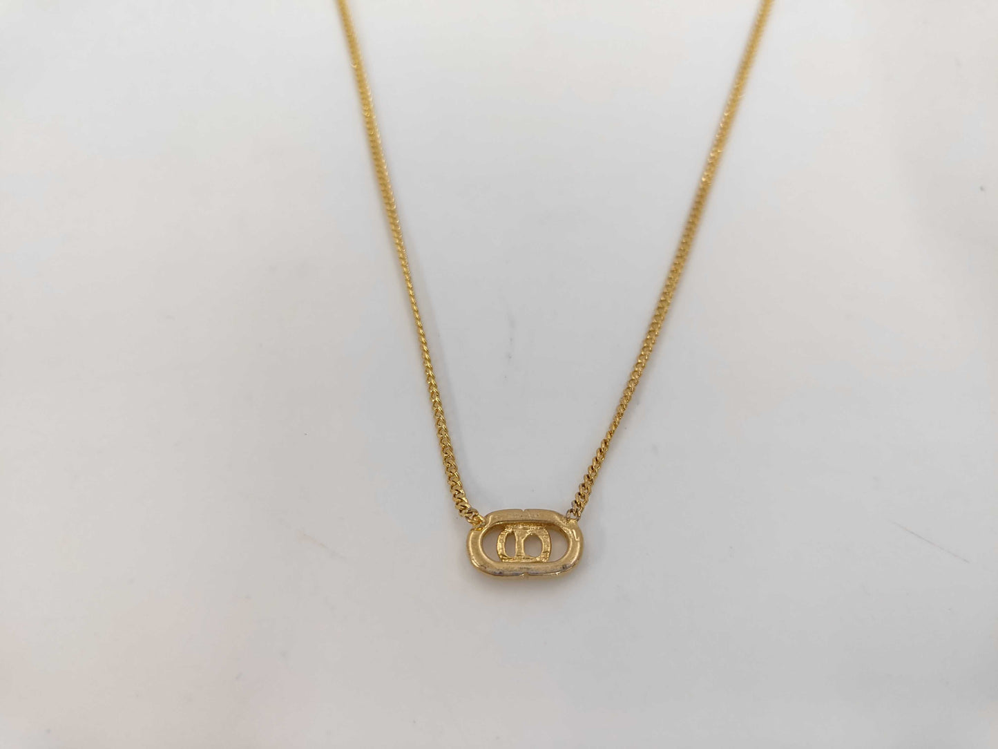 Dior CD logo necklace