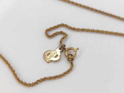 Dior CD logo necklace