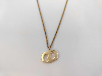 Dior CD logo necklace