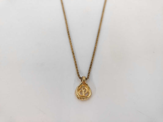 Dior CD logo necklace