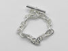 HERMES Chaine d'Ancre MM 15-link 24-stamped bracelet, Ag925, 54.5g, bracelet/bangle