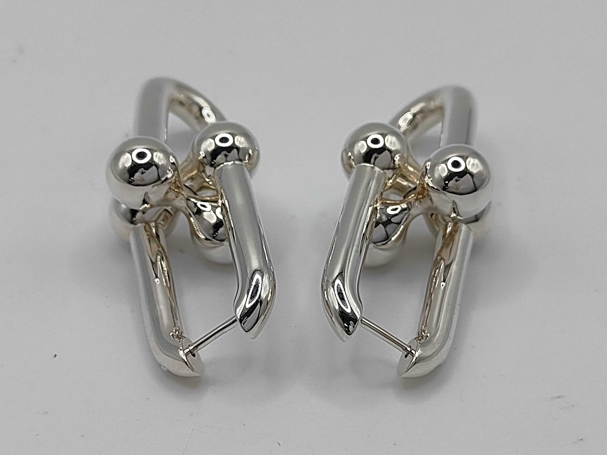 Tiffany & Co. Tiffany HardWear Extra Large Link Earrings, Ag925, 17.0g