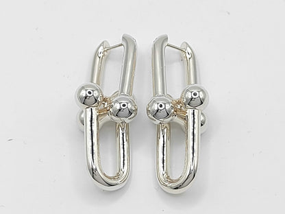 Tiffany & Co. Tiffany HardWear Extra Large Link Earrings, Ag925, 17.0g