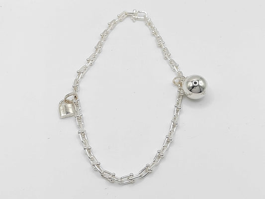 Tiffany & Co. Tiffany HardWear Small Wrap Bracelet, Large, Ag925, 45.7g, Bracelet/Bangle