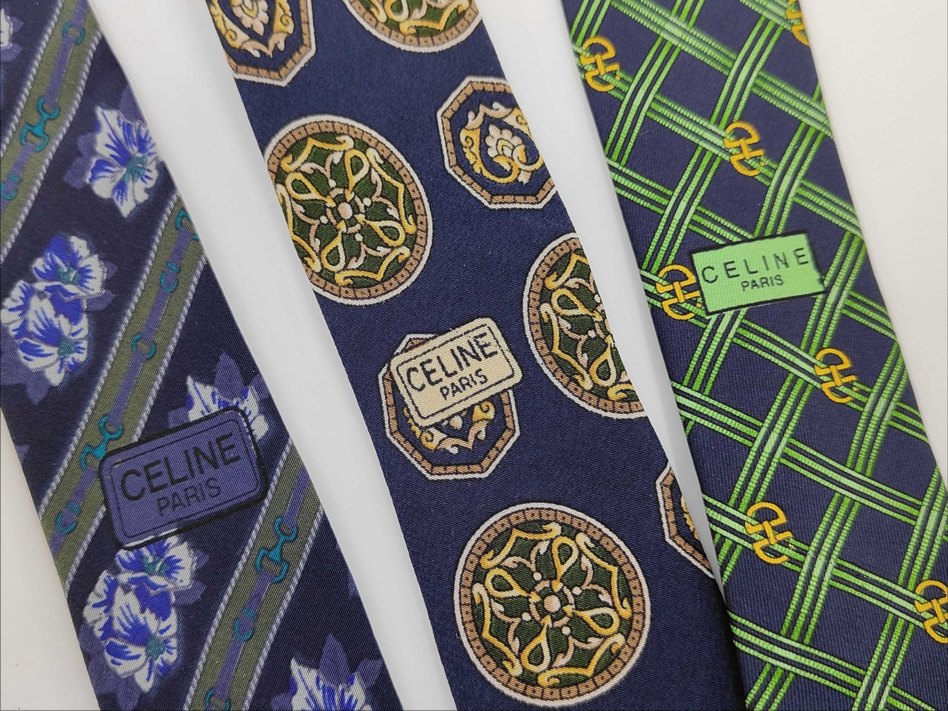 CELINE 3-piece necktie set, other accessories