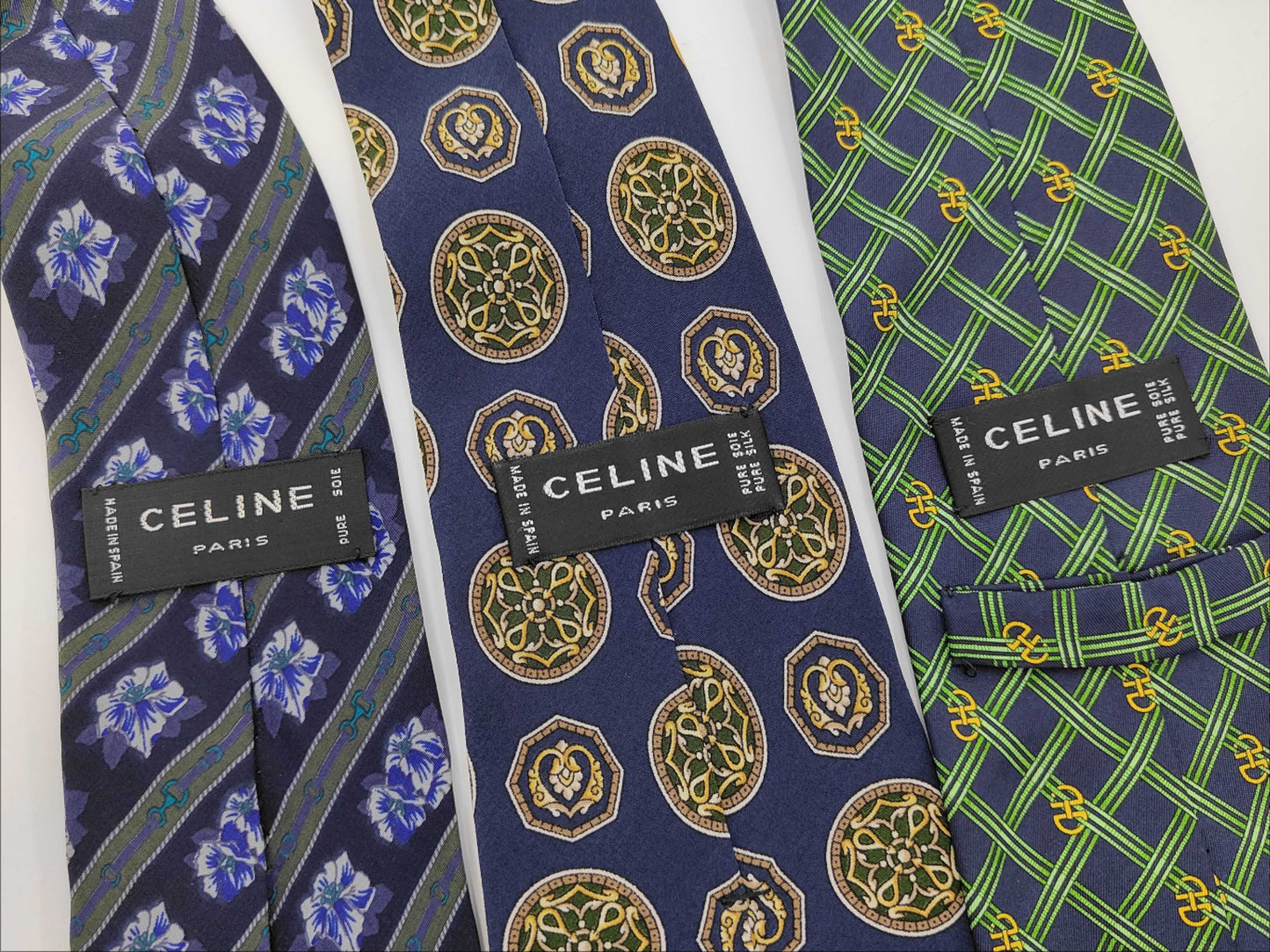 CELINE 3-piece necktie set, other accessories