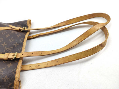 LOUIS VUITTON Monogram Louis Vuitton Bucket GM Tote Bag