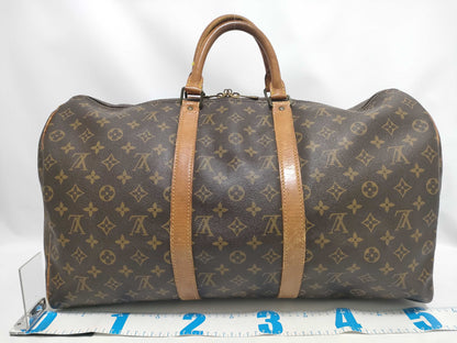 LOUIS VUITTON Monogram Louis Vuitton Keepall 50 Boston Bag