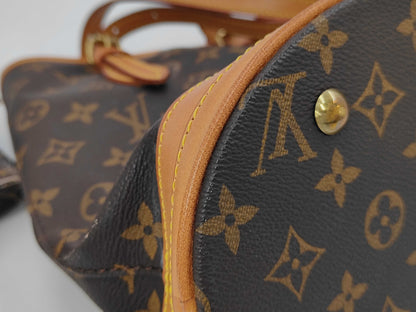 LOUIS VUITTON Monogram Bucket PM M42238 Tote Bag Handbag