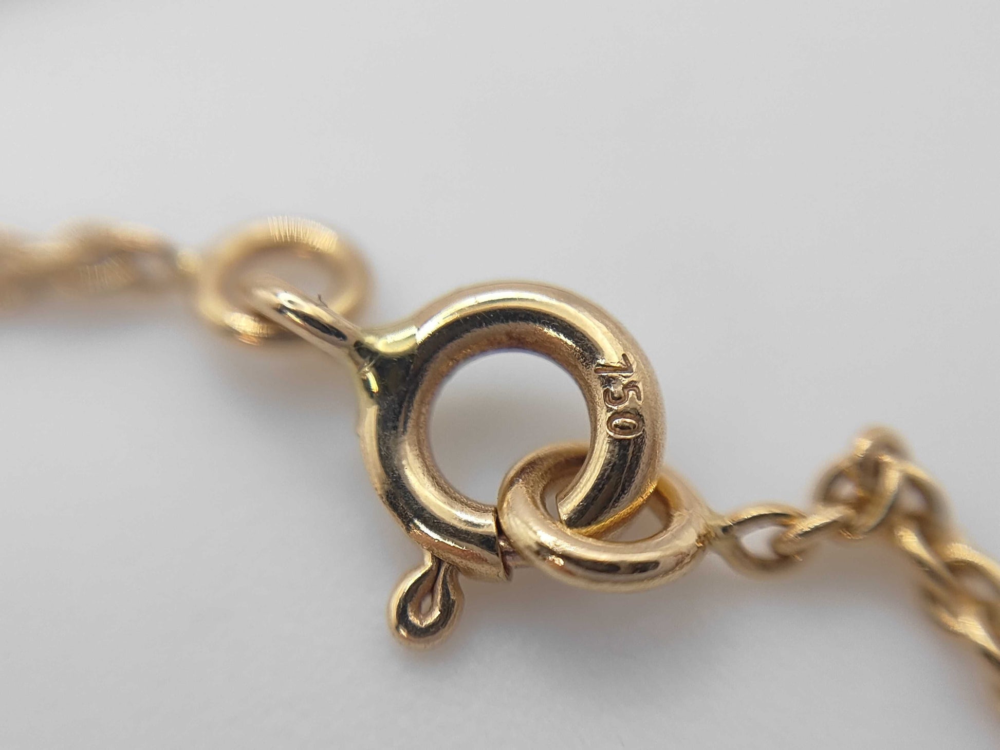 HERMES Birkin Amulet 51D 0.22ct PG Au750 10.3g Necklace 