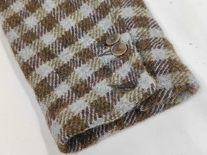 Unused 45R Check Shrunken Jacket with Current Tag
