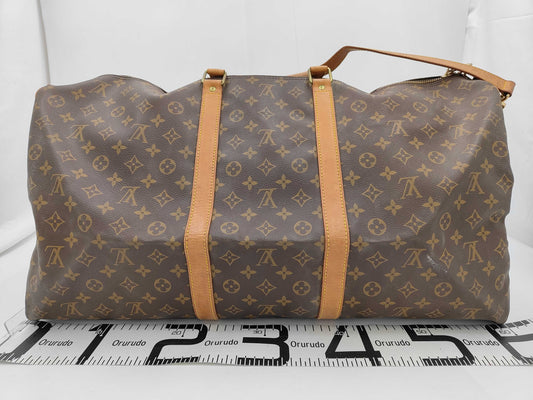 LOUIS VUITTON Monogram Louis Vuitton Monogram Keepall 60 Bandouliere Boston Bag VI0950