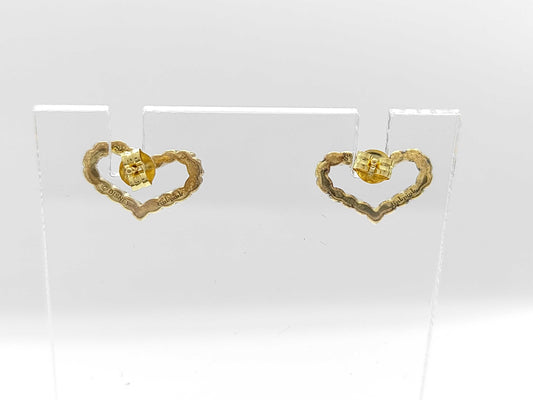 Disney Clear Stone Sterling Silver/18K 1.3g Earrings 