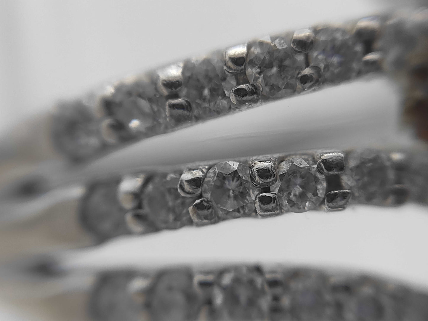 R1.16ct D0.35ct K18WG 6.7g Ring 