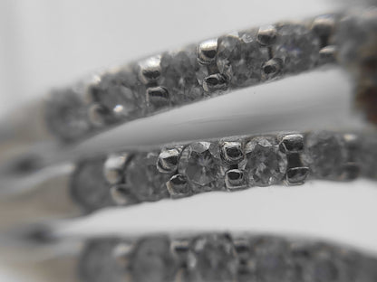 R1.16ct D0.35ct K18WG 6.7g Ring 