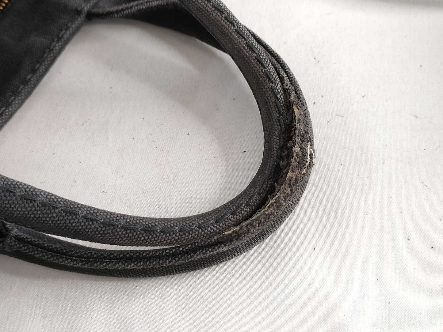 PRADA Prada 2-Way Canapa Canvas Shoulder Bag in Black NERO