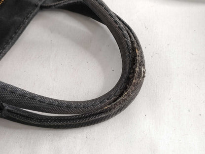 PRADA Prada 2-Way Canapa Canvas Shoulder Bag in Black NERO