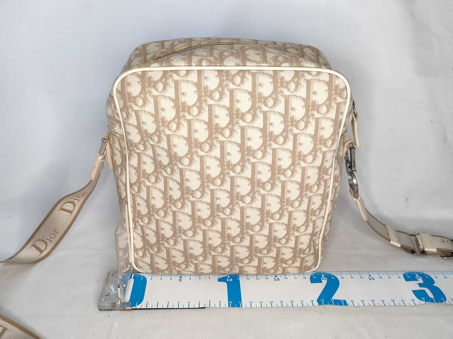 Dior Trotter Christian Dior Shoulder Bag Trotter Flower Embroidered Shoulder Bag