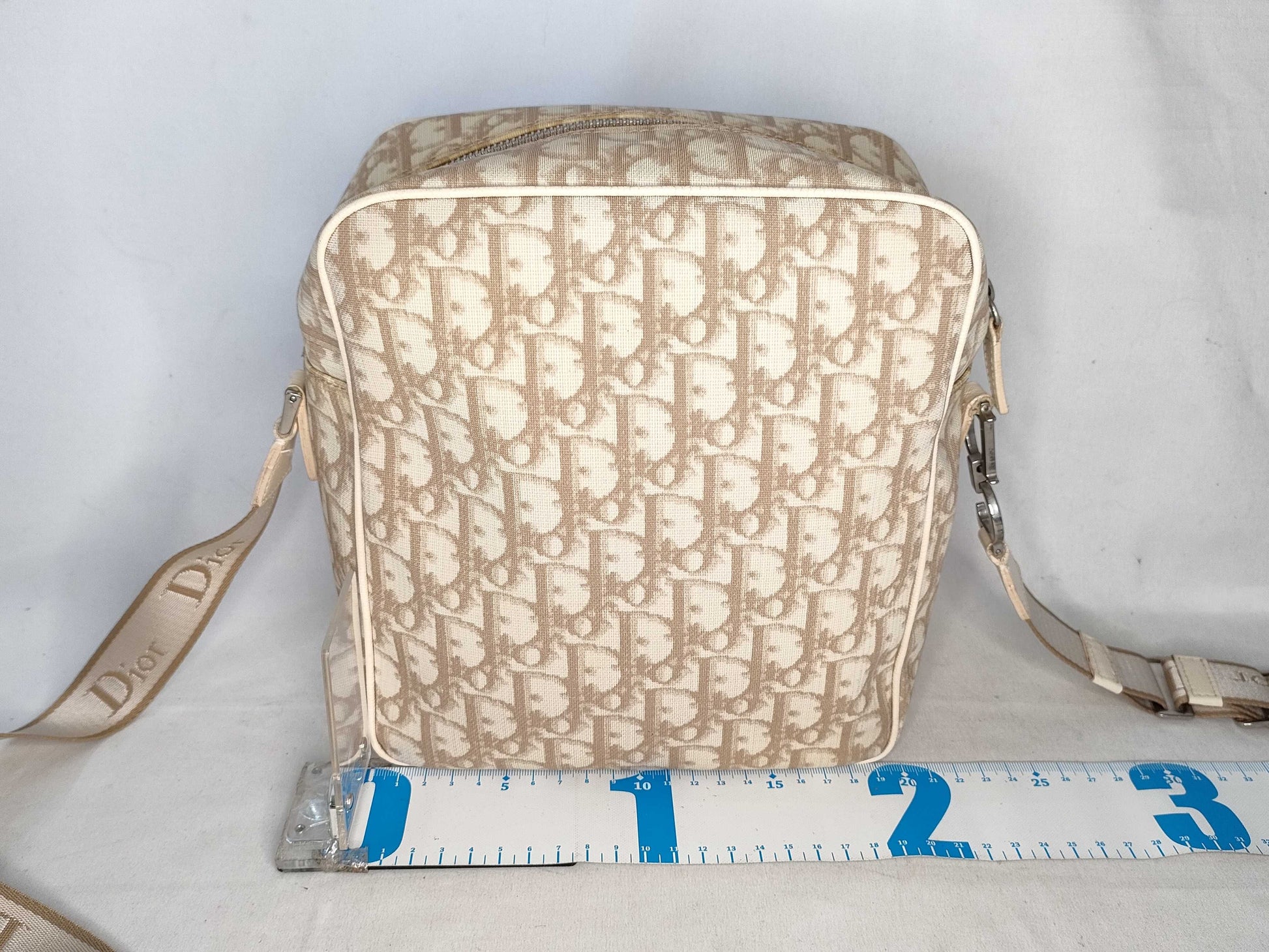 Dior Trotter Christian Dior Shoulder Bag Trotter Flower Embroidered Shoulder Bag