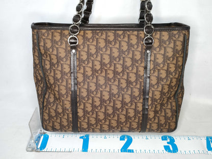 Dior Trotter Christian Dior Trotter Romantic Chain Shoulder Bag PVC Ribbon Shoulder Bag