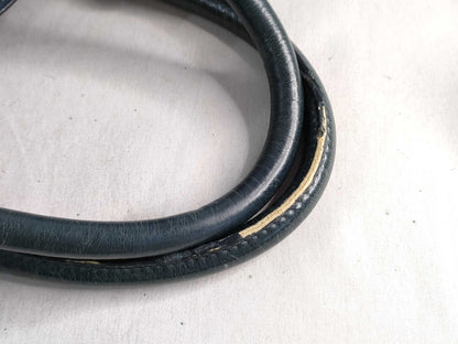 PRADA Prada 2-Way Vitello Leather Shoulder Bag, Blue, Handbag