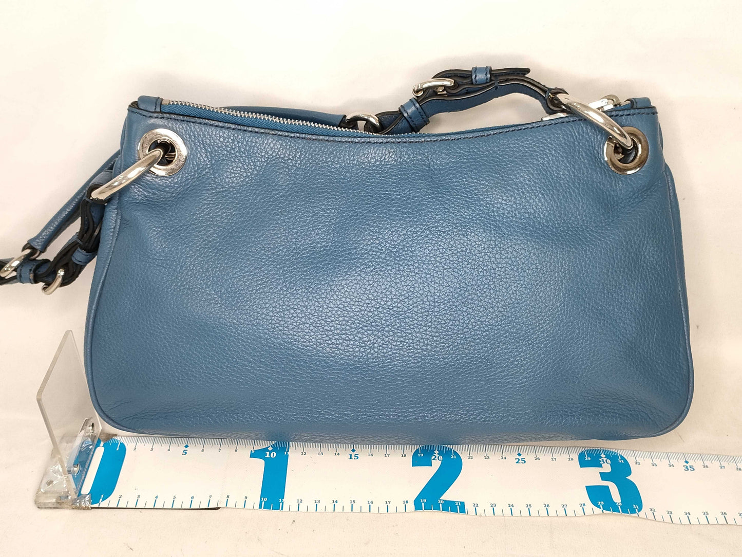 PRADA Prada Shoulder Bag Leather Blue Shoulder Bag