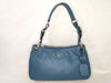 PRADA Prada Shoulder Bag Leather Blue Shoulder Bag