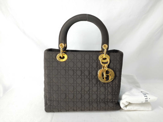 Dior Lady Dior Nylon Handbag